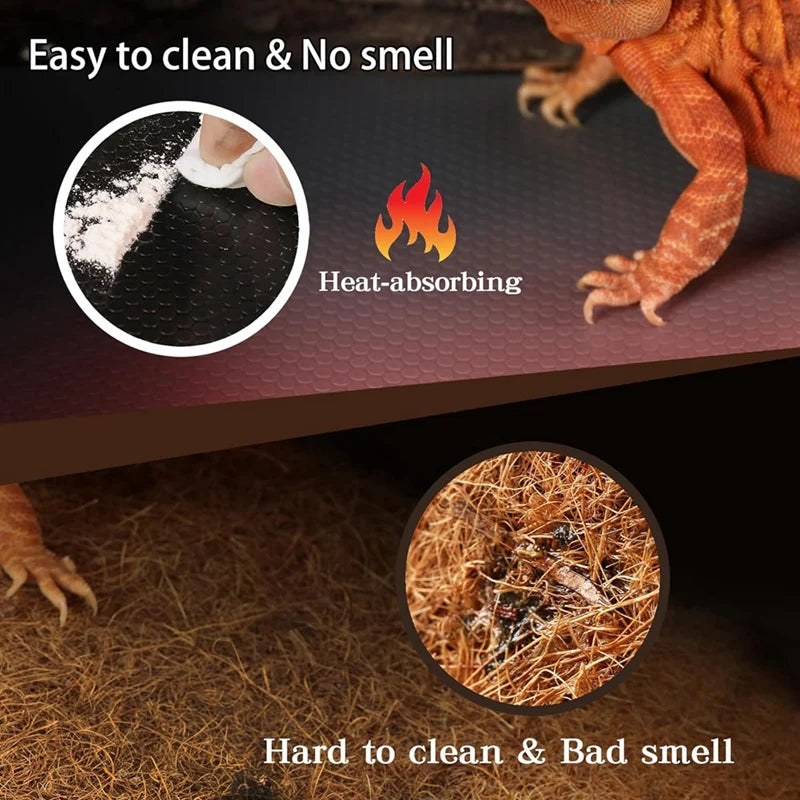 Tapis de Terrarium en EVA pour Reptiles – Lavable & Découpé à la Taille
