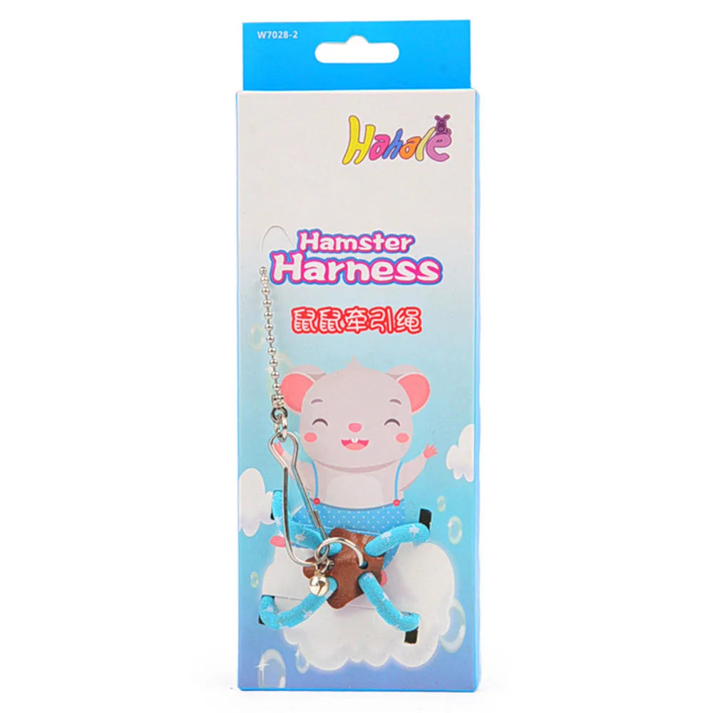 Harnais & Laisse Souple pour Petits Animaux – Avec Clochette