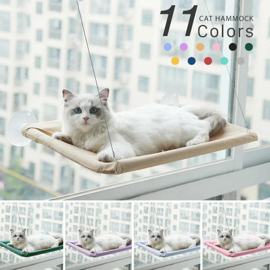 Hamac de fenêtre pour chat – Ventouses, tissu Oxford, jusquà 20 kg (35 × 55 cm)