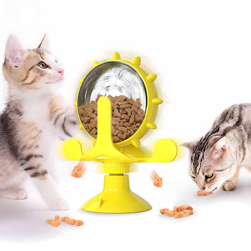 Roue à friandises pour chat