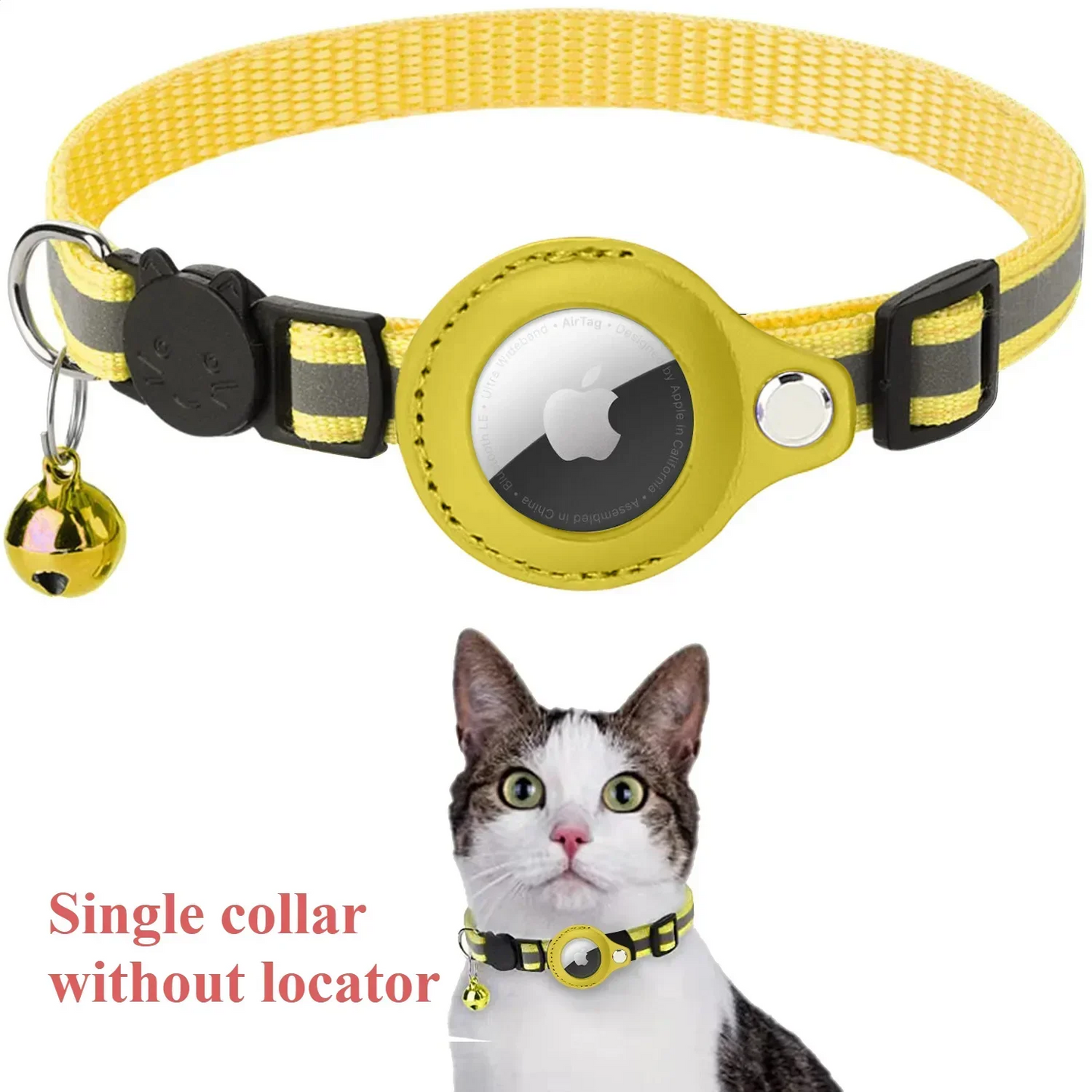 Traceur Bluetooth Anti-Perte pour Chat, Chien & Oiseau — 6 Mois d'Autonomie