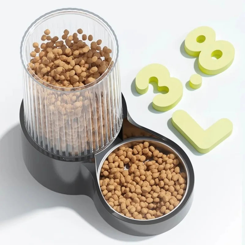 Waterdispenser voor katten, voerbakken en vochtbestendige waterfonteinen, grote capaciteit, afneembaar ontwerp, kattenbenodigdheden