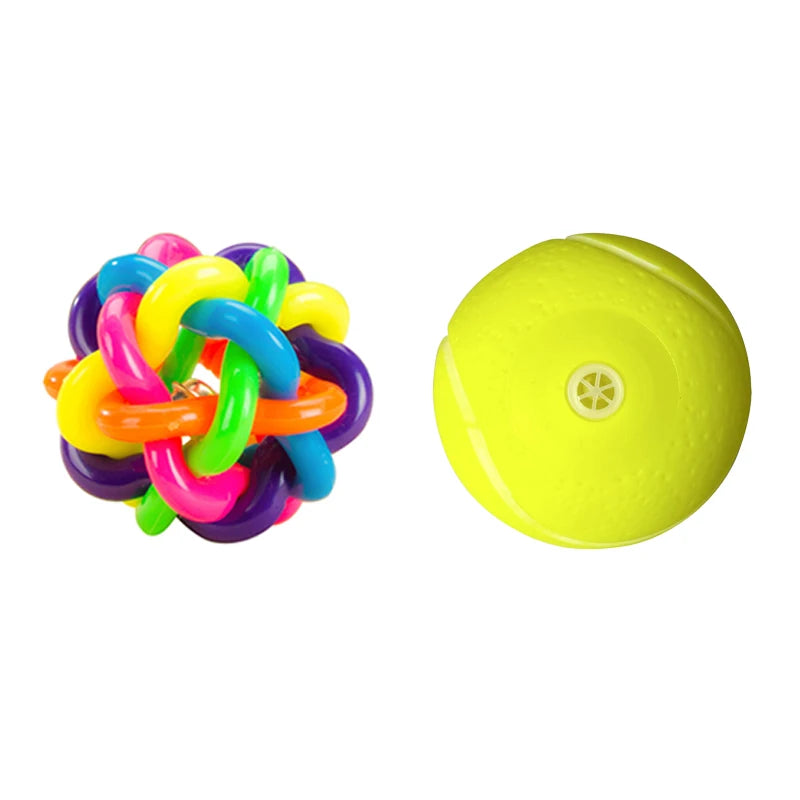 Balle Couinante pour Chiot & Petit Chien – 6 cm, 17 Modèles, Jouet à Mâcher XLeiPet