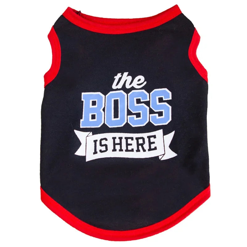 Gilet d'Été en Coton pour Chien & Chat – Motifs Imprimés, Tailles XS à XL