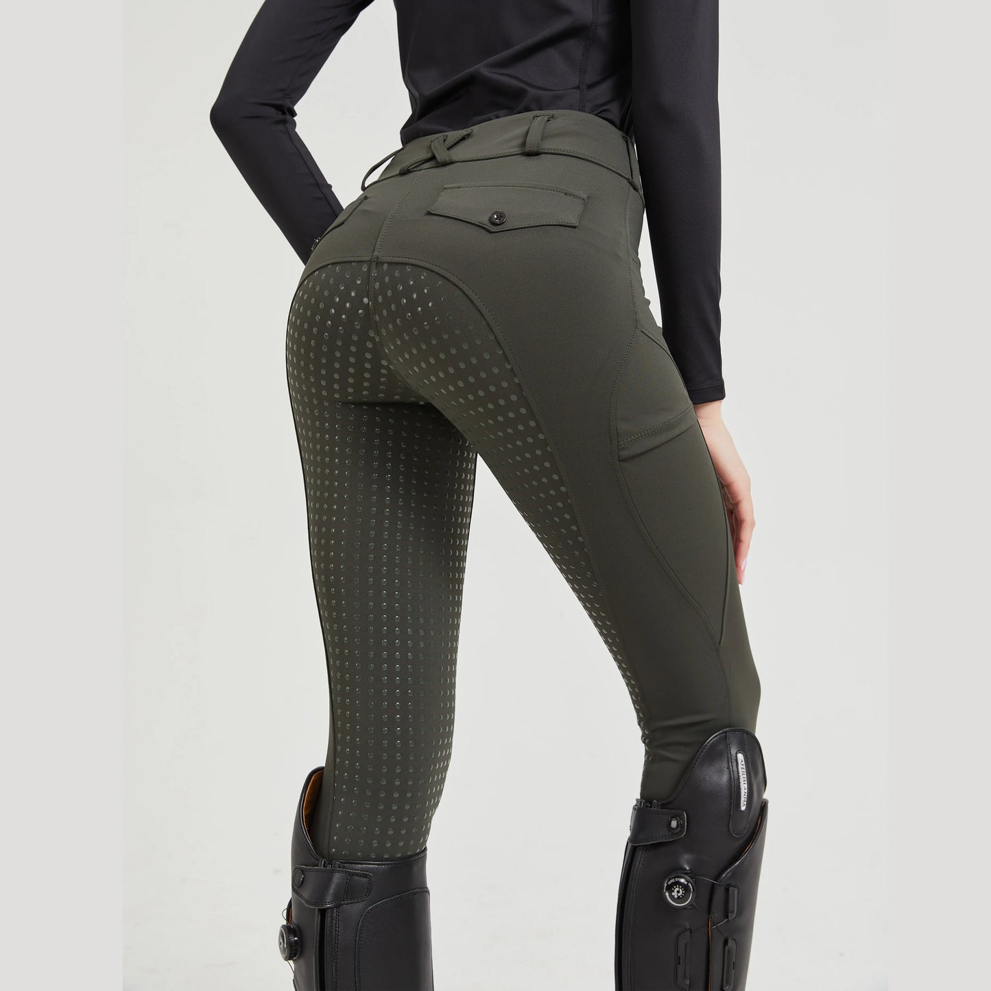Pantalon d'Équitation Femme – Silicone Antidérapant, Séchage Rapide, XS–XXL