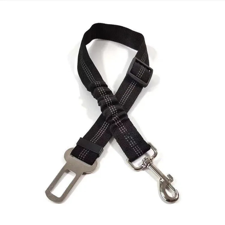 Inklapbaar autotuigje voor honden met verstelbare veiligheidsgordel, nylon veiligheidsriem voor huisdieren.