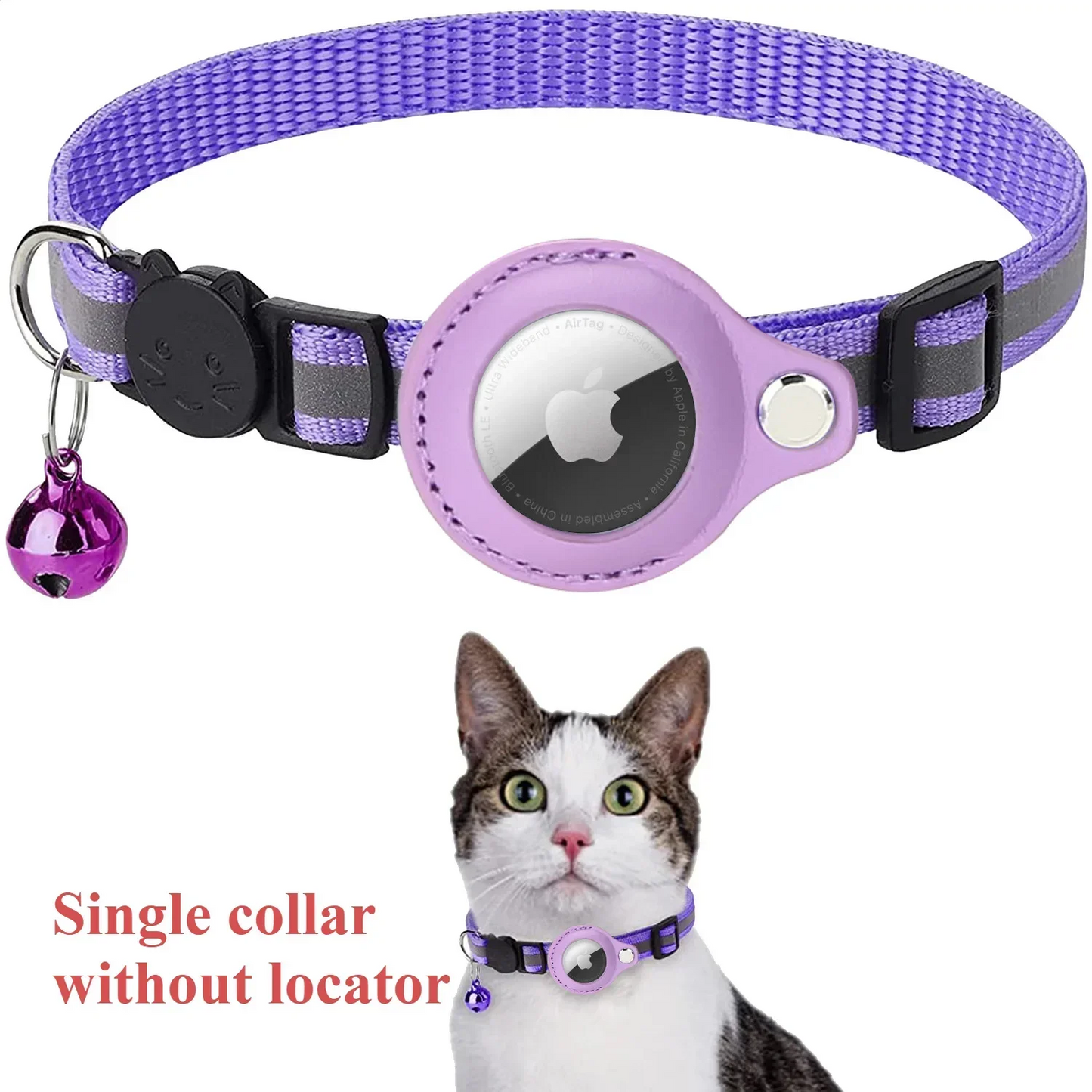 Traceur Bluetooth Anti-Perte pour Chat, Chien & Oiseau — 6 Mois d'Autonomie