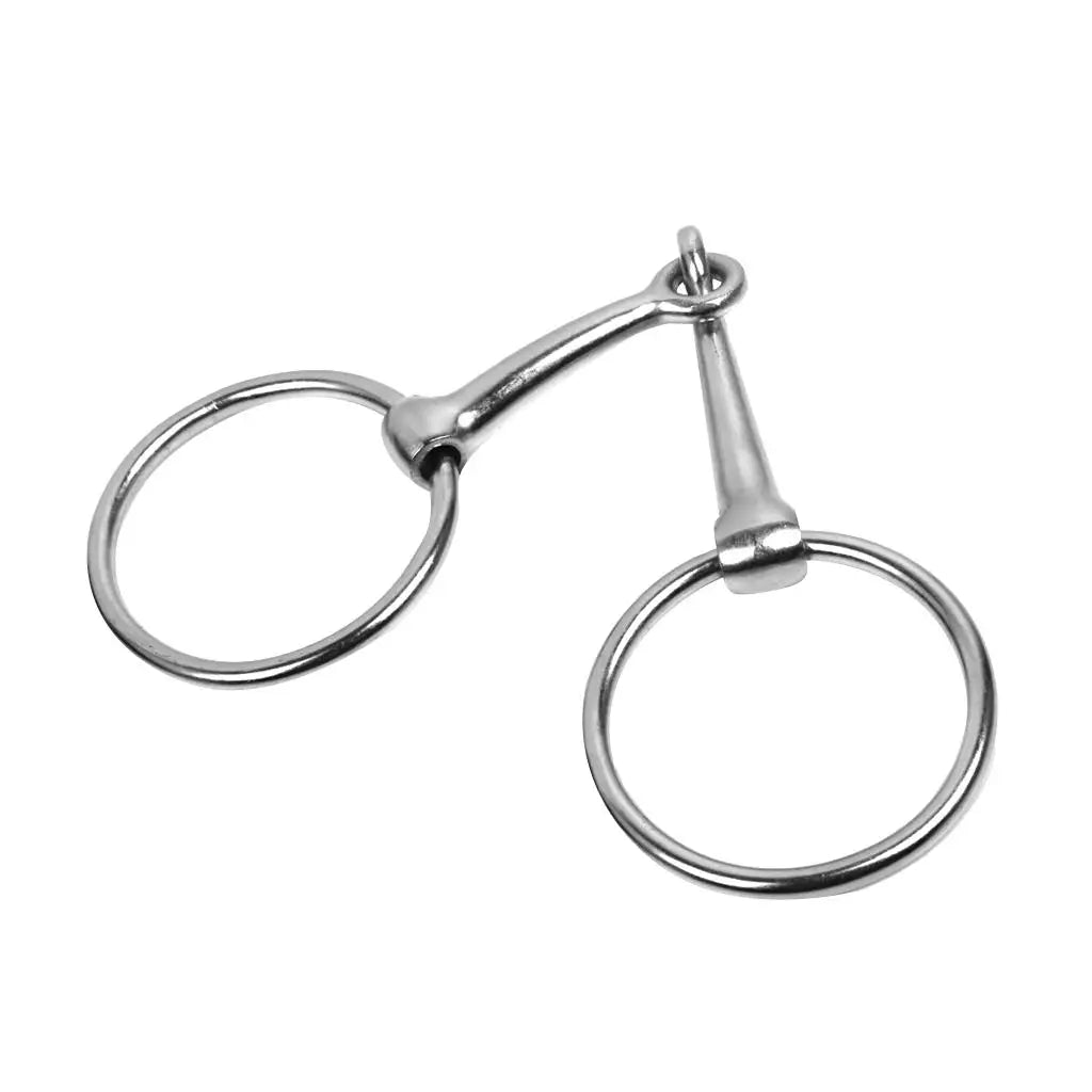 Mors Snaffle à Anneau Mobile pour Cheval – Fer Antirouille