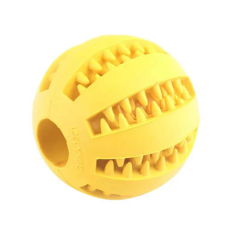 Balle Caoutchouc pour Chien – Non Toxique, Distributrice de Friandises, Nettoyage Dentaire