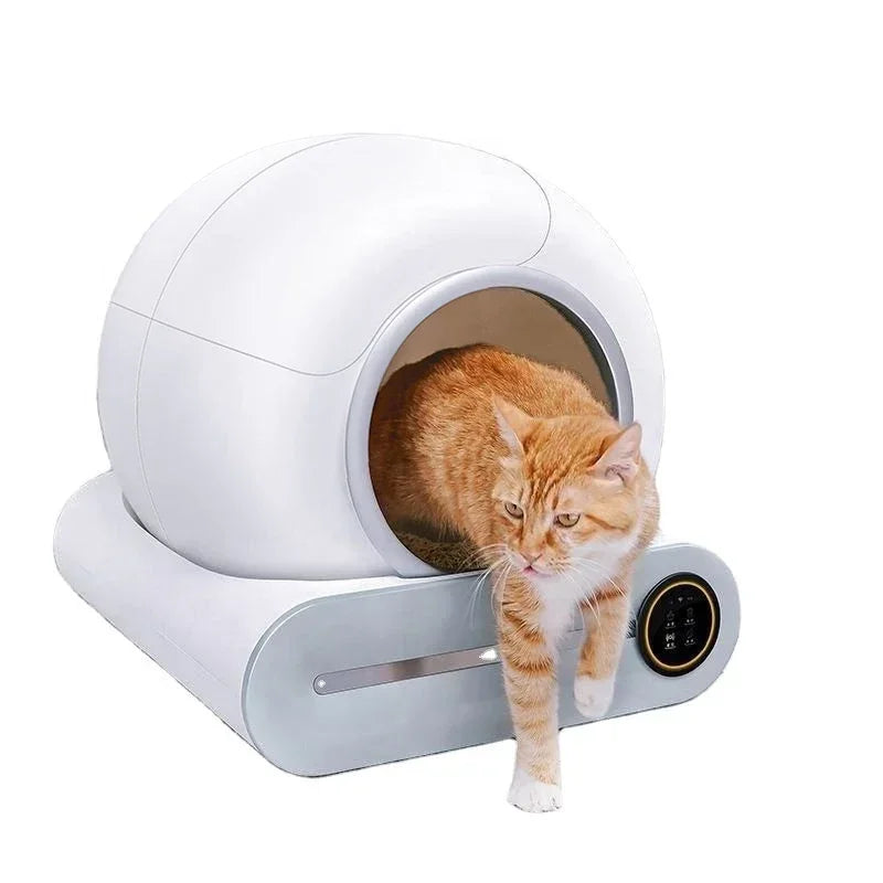 Bac à Litière Automatique pour Chat – Contrôle Wi-Fi & Application