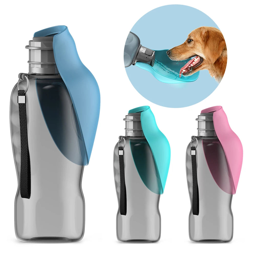 Bouteille d'eau portable pour chien, 800ml, pour chiens de petite, moyenne et grande taille, bol à boire pour voyage en plein air, mangeoire pour chiot et chat, accessoires pour animaux de compagnie Labrador