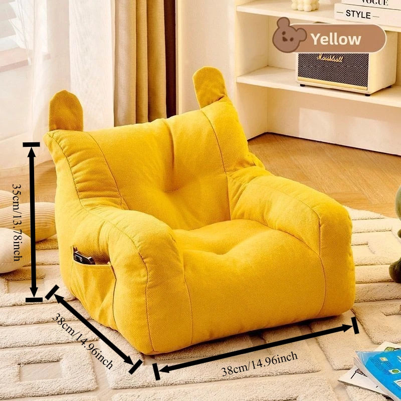 Canapé-lit lavable pour chat — motif dessin animé
