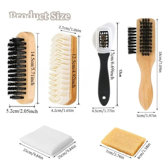 Brosse à daim à double tête incurvée