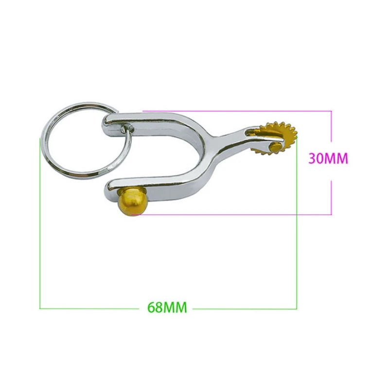 Nieuwe Paardensporen Sleutelhanger Ruitergeschenken Paardenthema Cadeau Paardenbit Sleutel voor Sleutels Tassen Accessoire