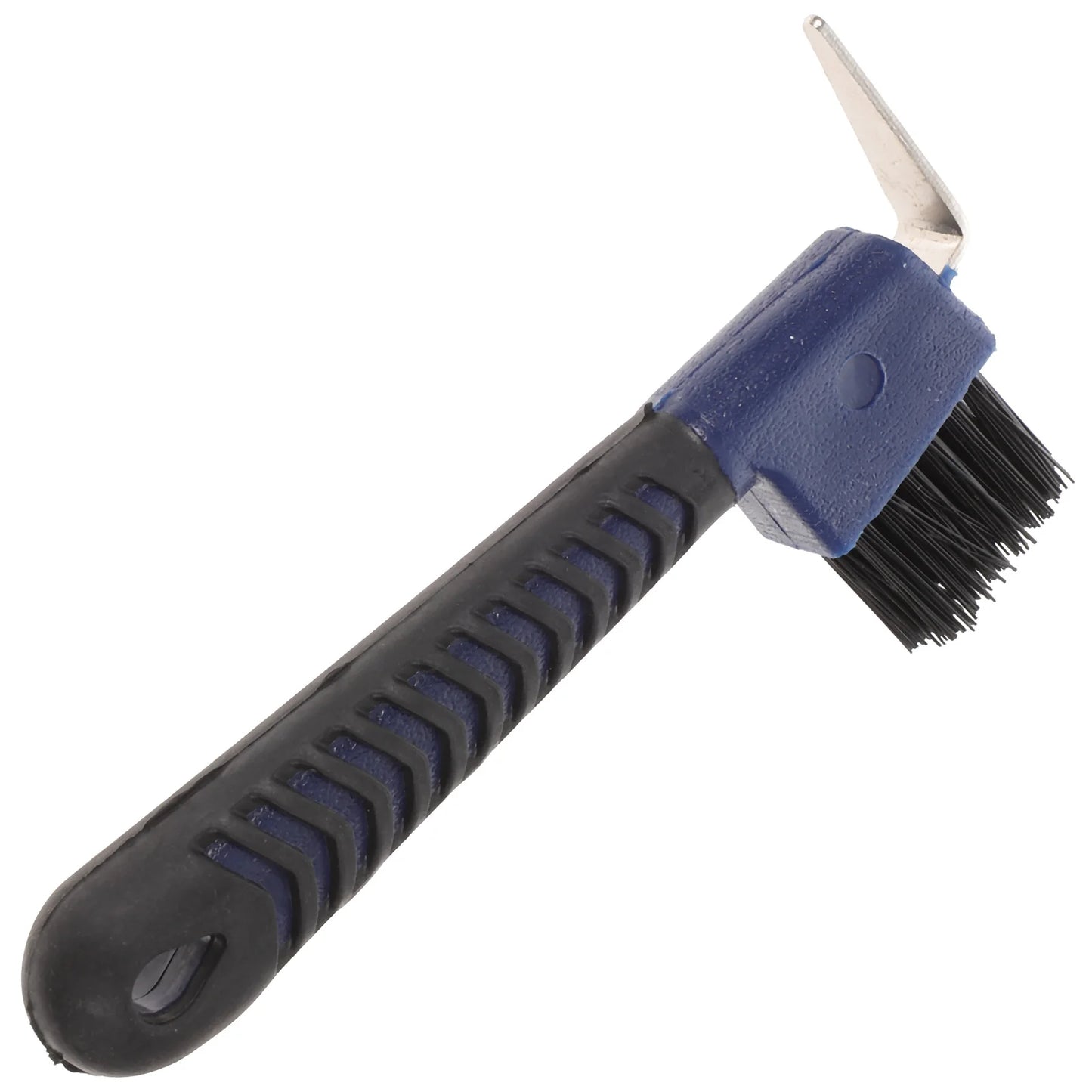 Sabot en acier inoxydable avec brosse, poignée confortable, sabot pour cheval, poils en Nylon durables, outils de toilettage pour chevaux, nettoyage des sabots