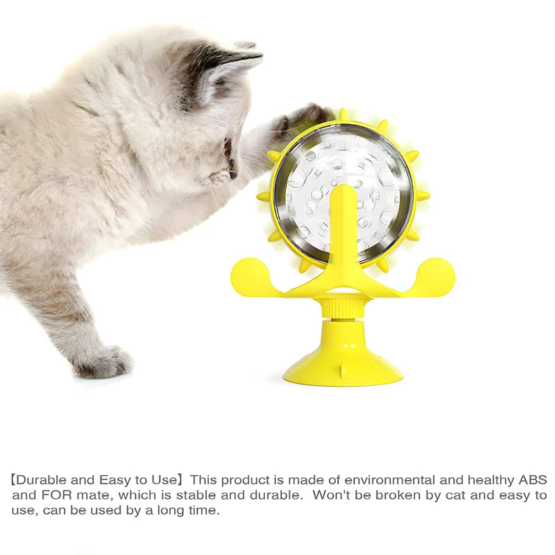 Roue à friandises pour chat