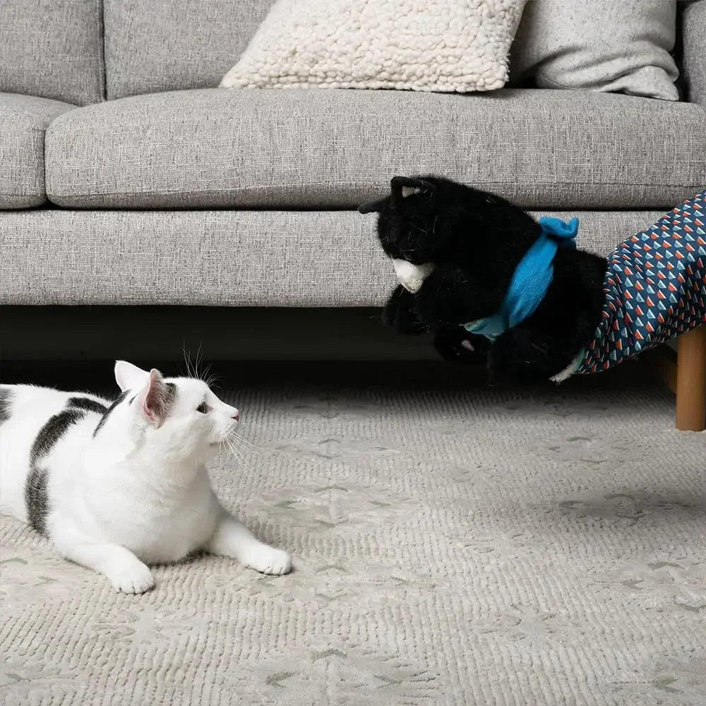 Kattenworstelaar, kattenworstelpop, kattenworstelhandschoen met duurzame vulling voor een veilig en leuk interactief pluchen speelgoed