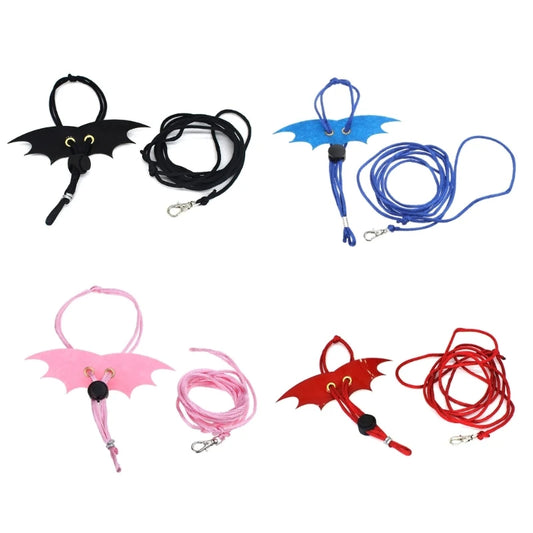 Harnais & Laisse pour Dragon Barbu — Ailes Décoratives, Taille S/M