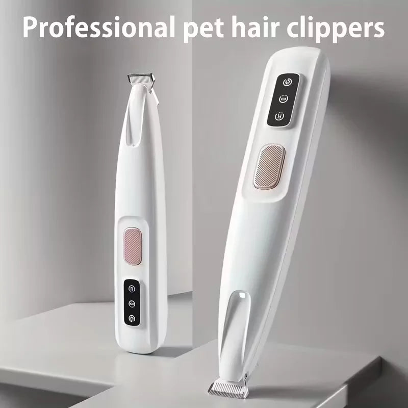 Tondeuse électrique pour poils de chat et de chien, tondeuse électrique pour animaux de compagnie avec recharge USB, rasoir pour animaux de compagnie, adapté aux yeux, aux oreilles, au visage et aux fesses des animaux de c