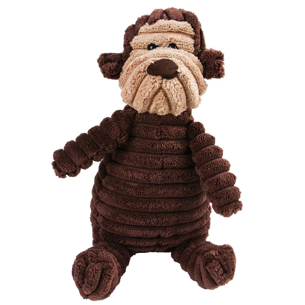 Hond Speelgoed Hondentanden Reiniging Benodigdheden Hondenspeelgoed voor Grote Honden Huisdier Hond Kies Speelgoed Vent Training Corduroy Aap Varken Stem Pluche Speelgoed