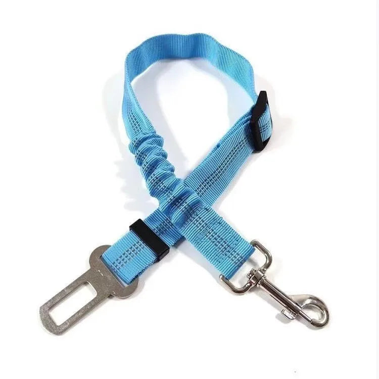 Inklapbaar autotuigje voor honden met verstelbare veiligheidsgordel, nylon veiligheidsriem voor huisdieren.