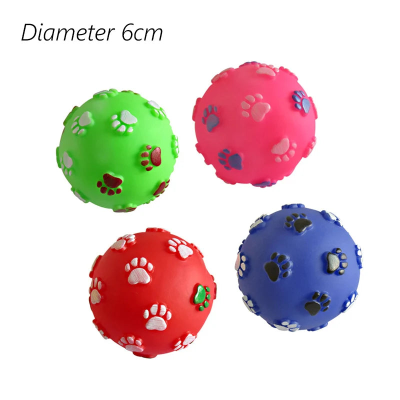 Balle Couinante pour Chiot & Petit Chien – 6 cm, 17 Modèles, Jouet à Mâcher XLeiPet