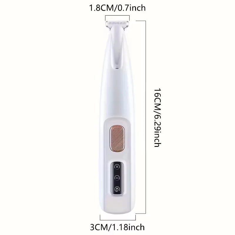 Tondeuse électrique pour poils de chat et de chien, tondeuse électrique pour animaux de compagnie avec recharge USB, rasoir pour animaux de compagnie, adapté aux yeux, aux oreilles, au visage et aux fesses des animaux de c