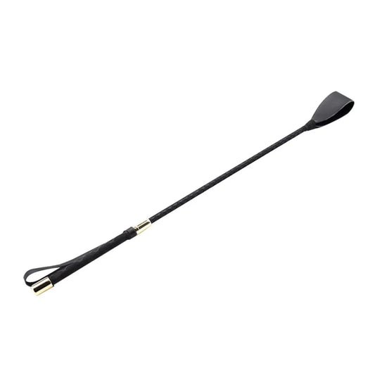 Cravache d'équitation 45/54 cm en cuir PU antidérapant, portable