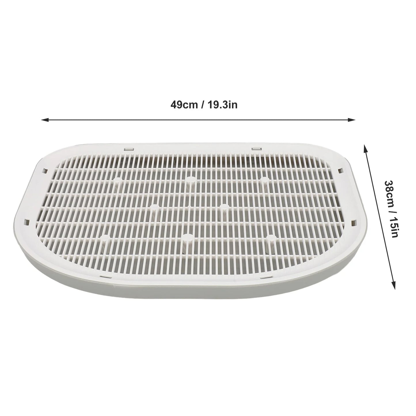Waterdichte, stevige, antislip, lekvrije en gemakkelijk te reinigen kattenbakmat voor thuis