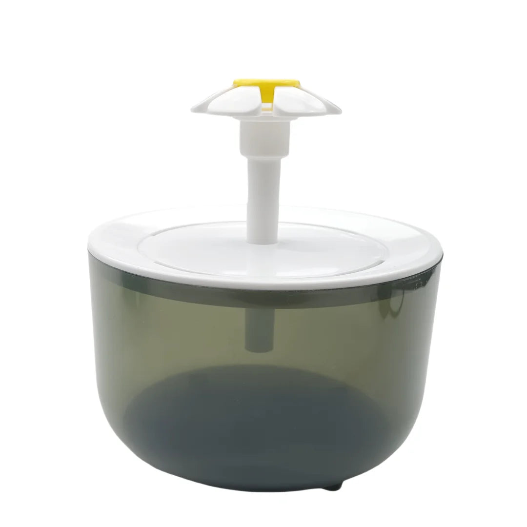 Waterfontein voor katten en kleine honden, 1,2 L circulerende waterdispenser, USB-aangedreven, stil, met filterschuim.