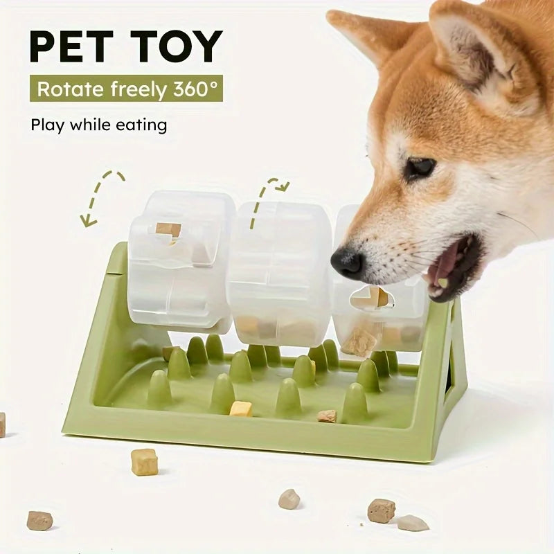 Distributeur de Nourriture Interactif pour Chien – Mangeoire Puzzle Anti-Fuite