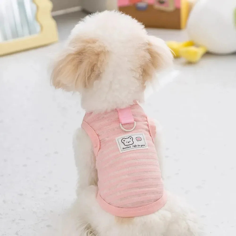 Gilet d'été pour petits et moyens chiens, vêtements rafraîchissants pour Chihuahua, Bouledogue Français, vêtements respirants, chemise décontractée pour chiot, costume pour chien