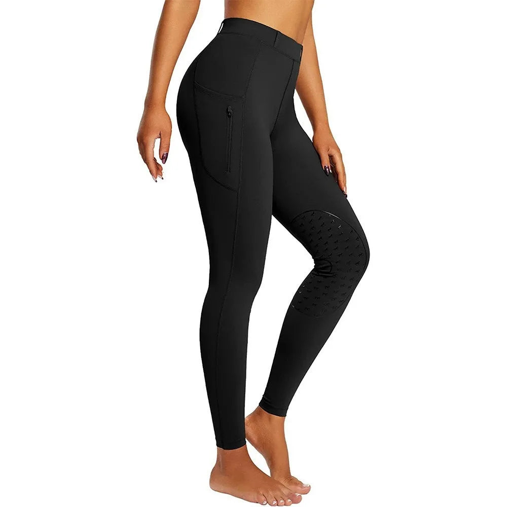 Pantalon d'équitation femme – Grip silicone, respirant et poches (S à XXL)