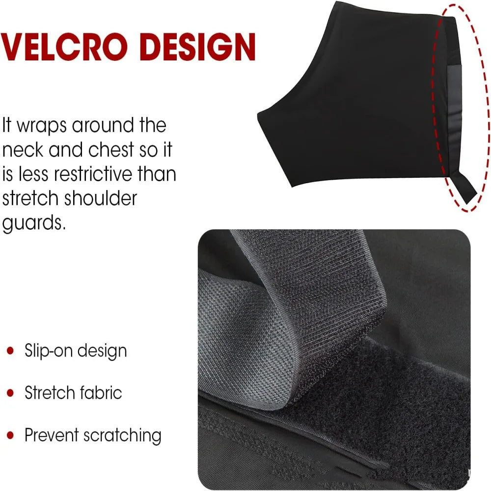 Gilet de protection poitrine et épaules pour cheval – Haute élasticité, anti-friction