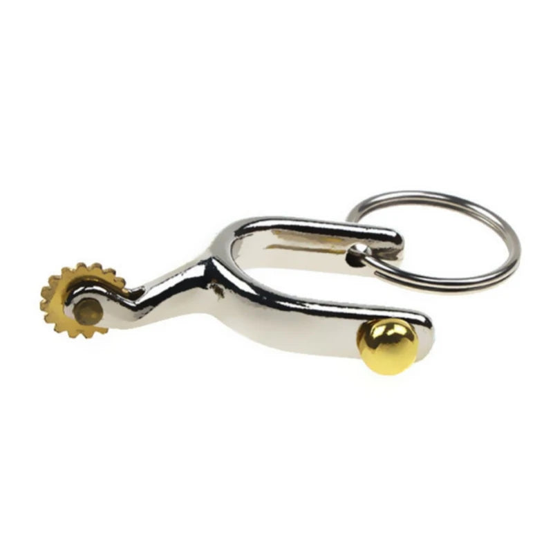 Nieuwe Paardensporen Sleutelhanger Ruitergeschenken Paardenthema Cadeau Paardenbit Sleutel voor Sleutels Tassen Accessoire