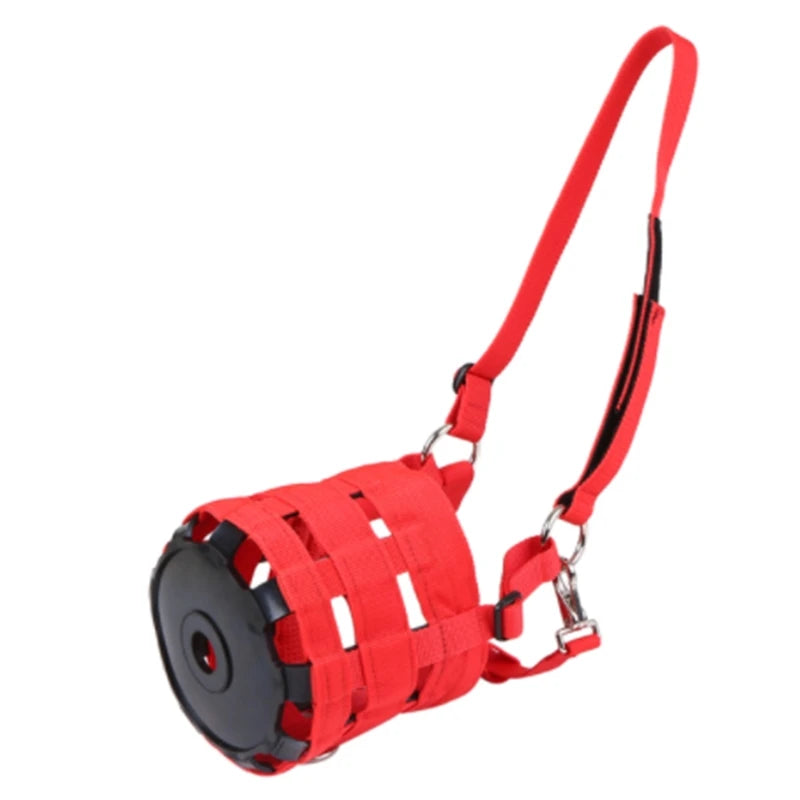 kwalitatief, ademend graasmasker voor paarden