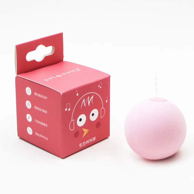 Balle Interactive Sonore pour Chat – Jouet Électrique avec Sons d'Animaux