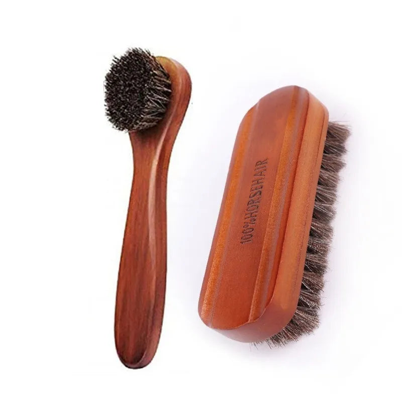 Brosse à daim à double tête incurvée