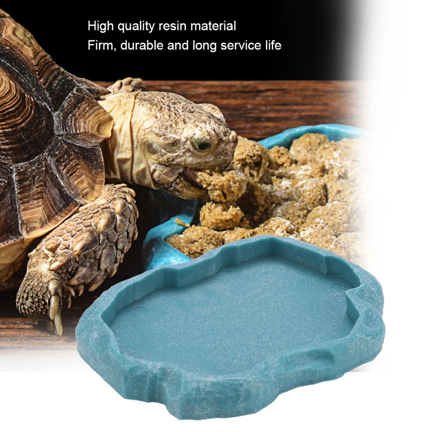 Bol Imitation Roche en Résine ABS pour Reptiles – Alimentation & Eau