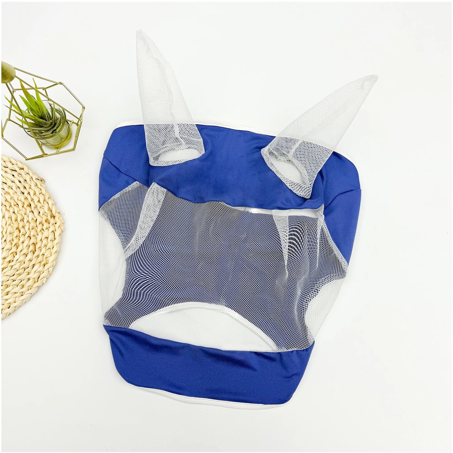 Cagoule de protection pour cheval – Anti-mouches, vent et sable (4 saisons)