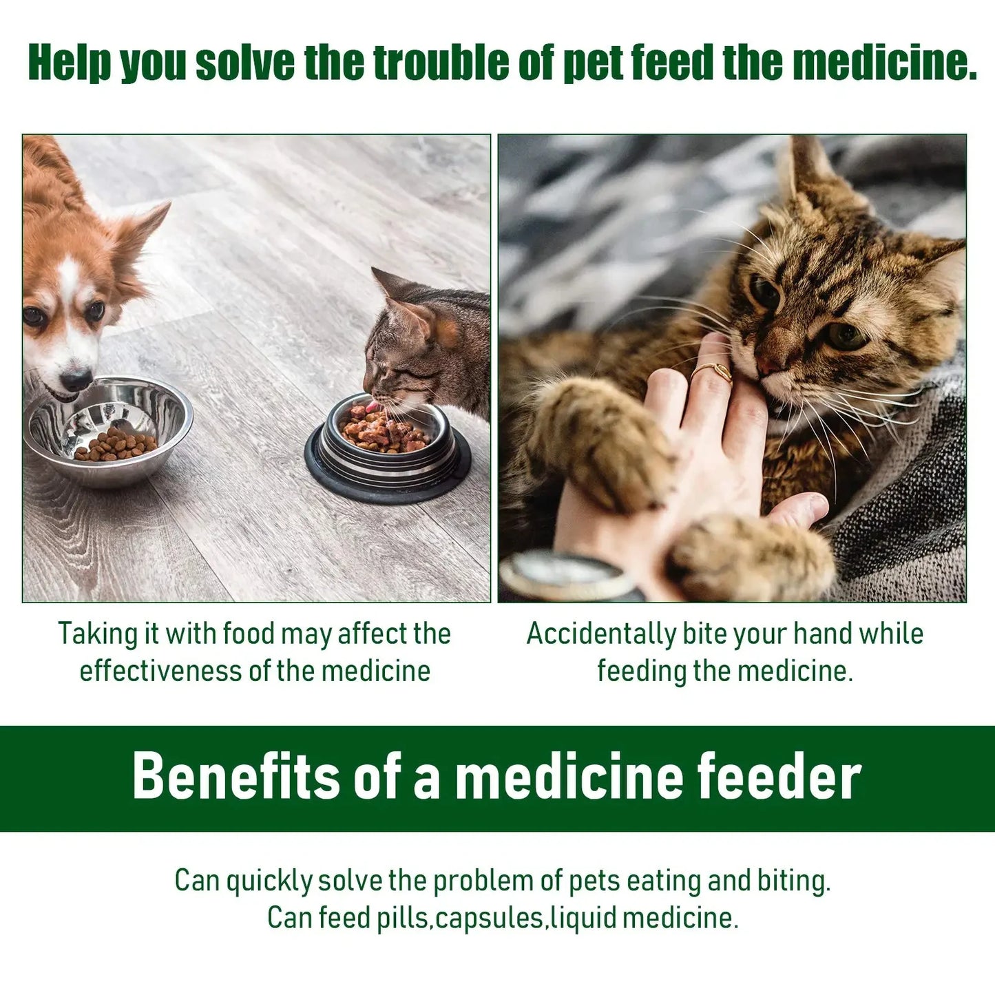 Distributeur de médicaments pour chien & chat — Bâtonnet doseur