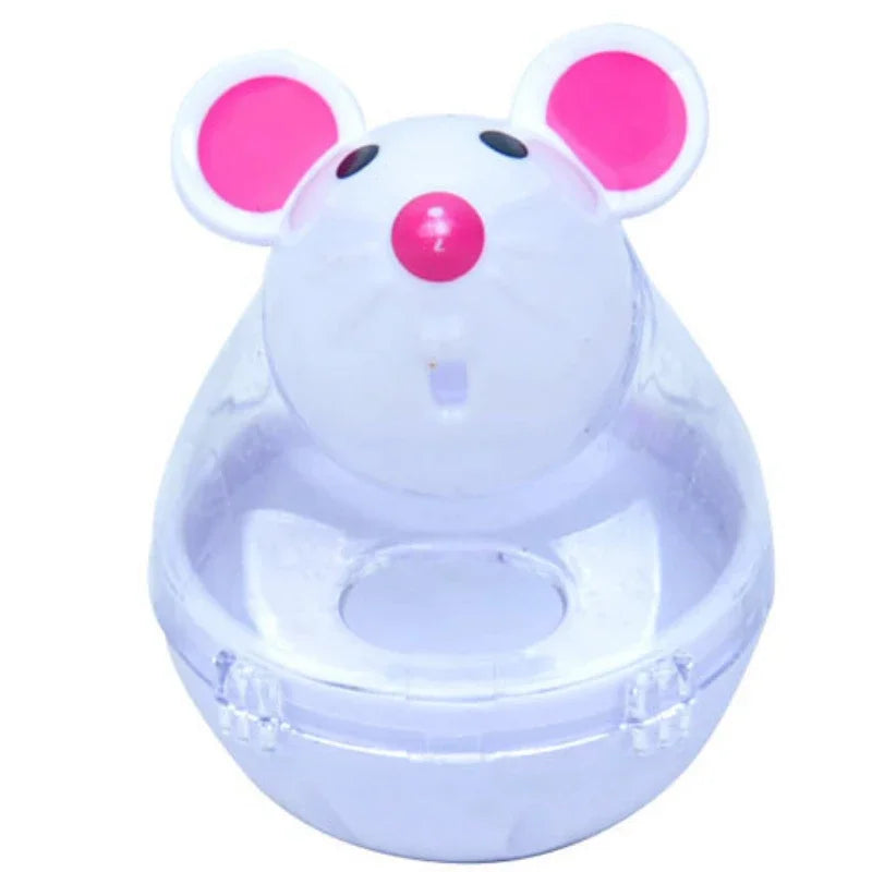 Jouet Distributeur de Nourriture pour Chat – Gobelet Souris Interactif