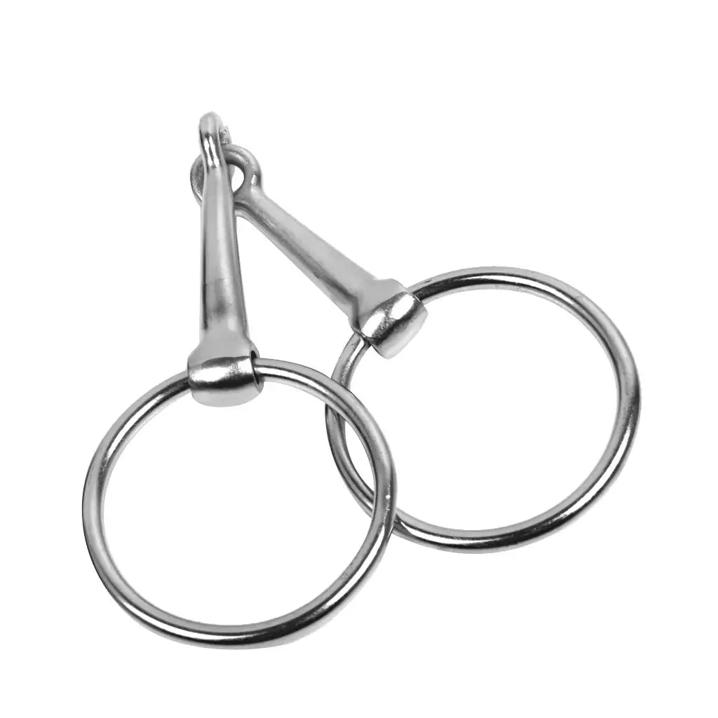 Mors Snaffle à Anneau Mobile pour Cheval – Fer Antirouille