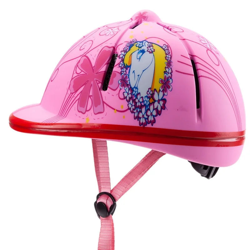 Casque équestre enfant réglable – Certifié SEI, tour de tête 48–54 cm