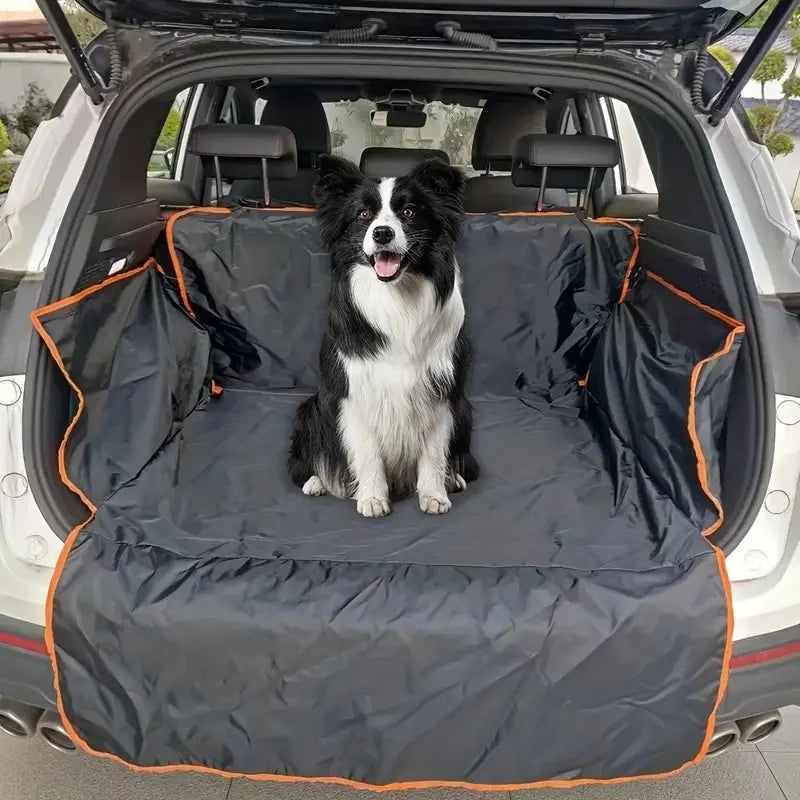Duurzame polyester kofferbakmat voor huisdieren - Antislip, krasbestendig en gemakkelijk schoon te maken, voor SUV's en auto's, veiligheidsmat voor huisdieren