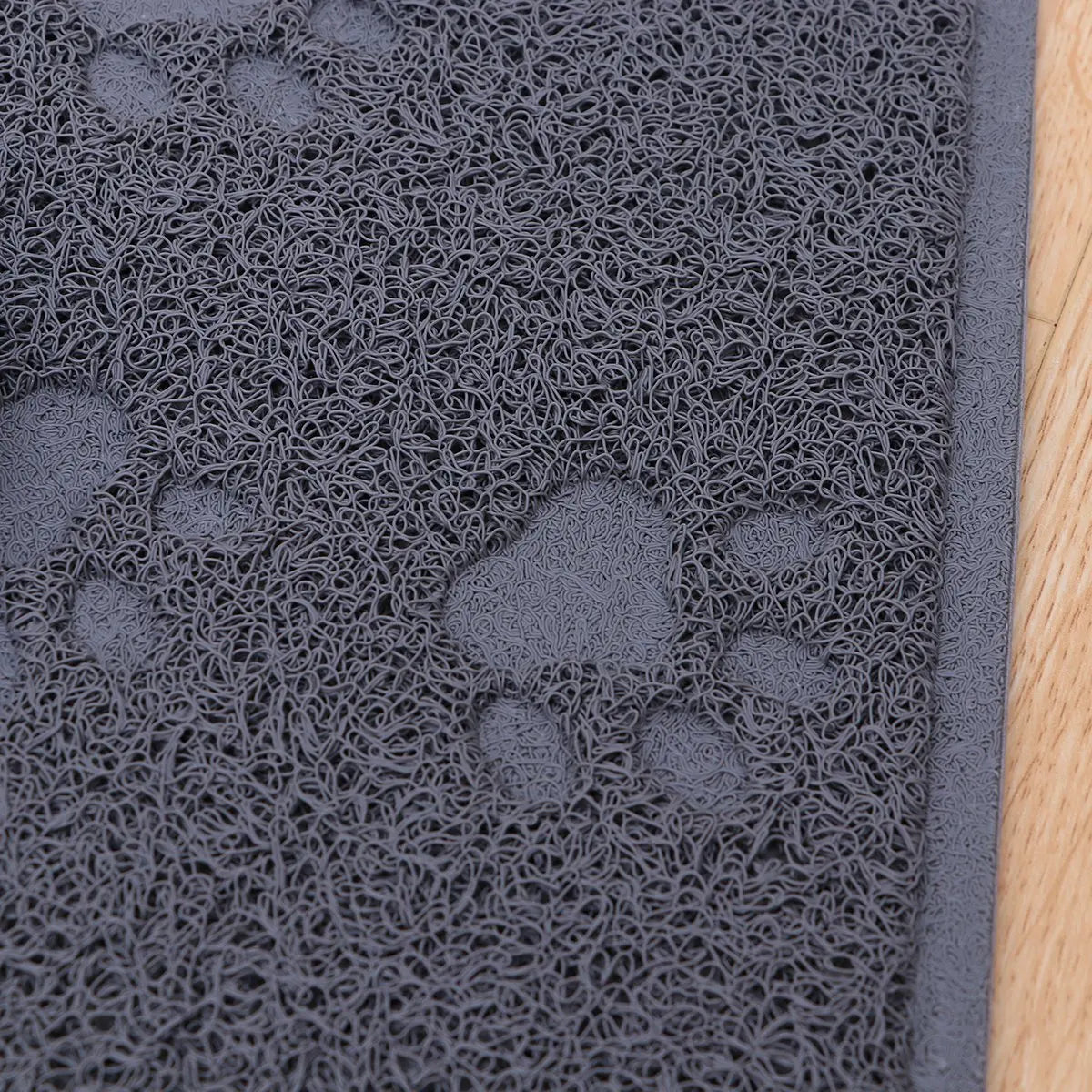Kattenbakmat 30x40cm, gemakkelijk schoon te maken, gemaakt van waterdicht en stijlvol PVC, wasbaar en ideaal voor het reinigen van huisdieren.