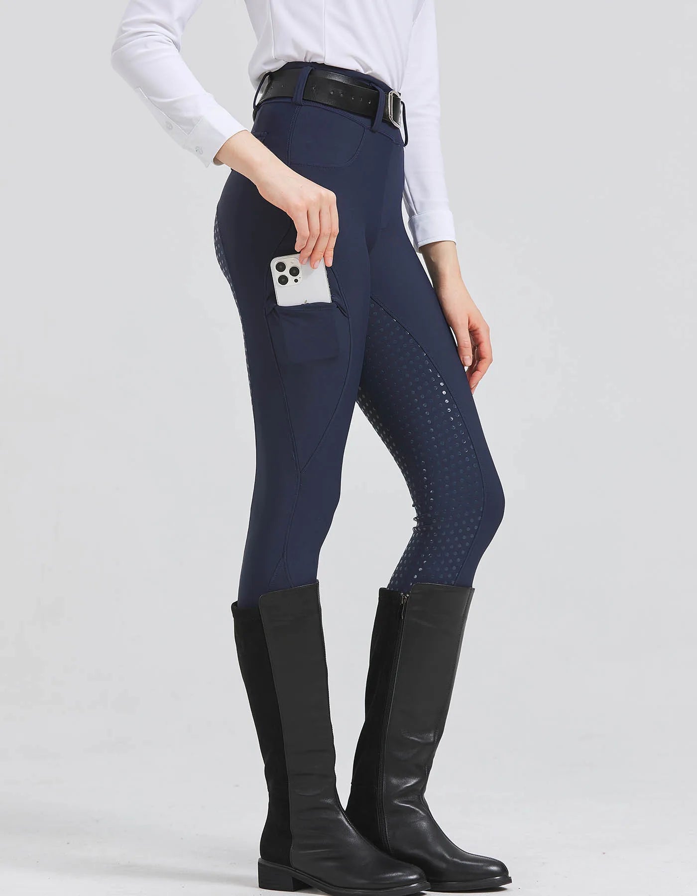 Pantalon d'Équitation Femme – Silicone Antidérapant, Séchage Rapide, XS–XXL