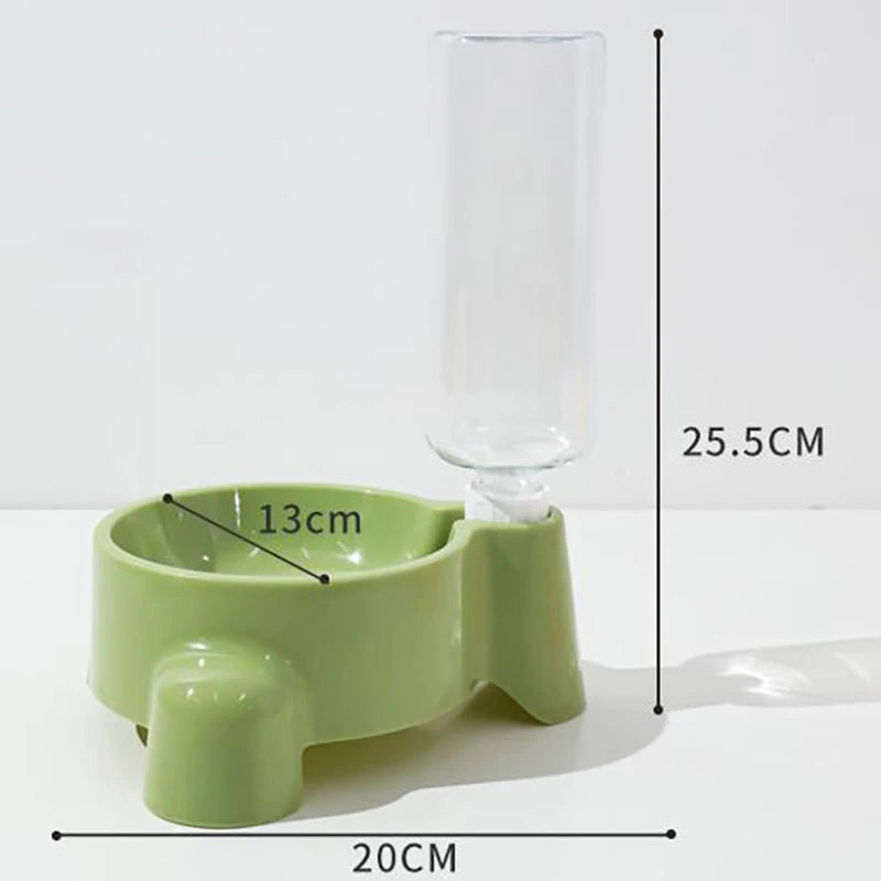 Distributeur d'eau automatique pour gamelle — Chiot & chat