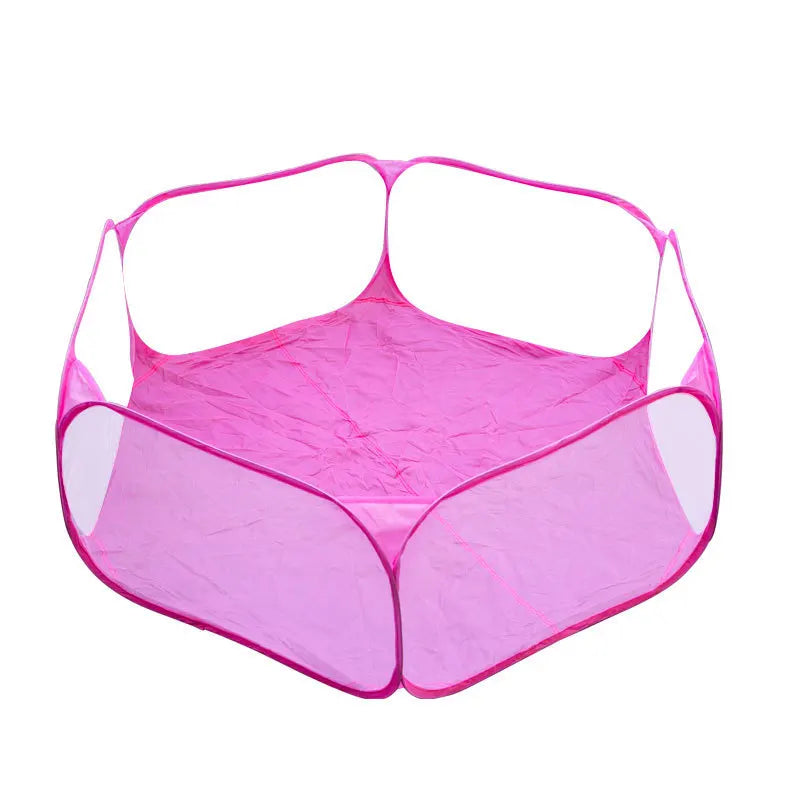 Parc pliable transparent pour animaux – Intérieur & extérieur