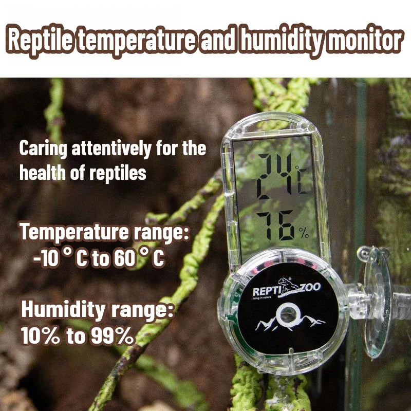 Hygromètre & Thermomètre pour Terrarium – Surveillance Température & Humidité